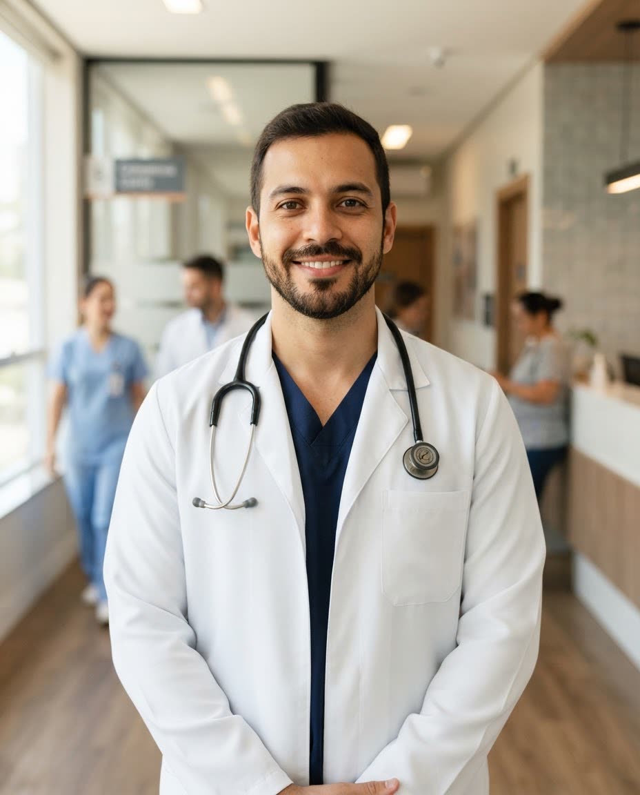 Médico atendido pela Cactos